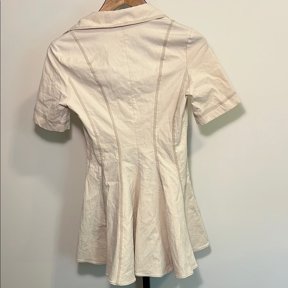 Zara Cream Mini Dress, women’s small - Picture 3 of 6